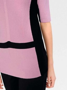 Пуловер, розово-черный - Ashley brooke фото 6