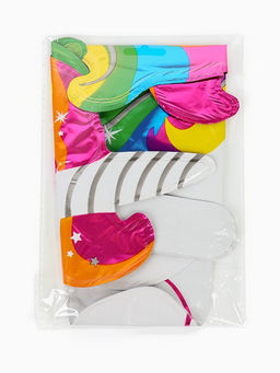 Цена за 2 шт. Воздушный шар фольгированный 16" «Единорог», набор 5 шт.