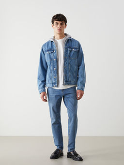 Standart Kal?p Erkek Jean Ceket