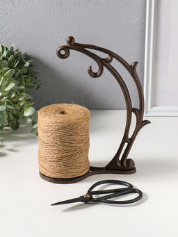 Сувенир катушка для ниток чугун с ножницами "Ветвь" 16,5х8,5х23,5 см