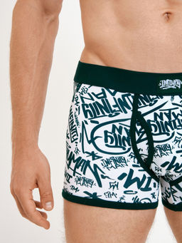 33104130004 Трусы боксер муж.в наборе из 3 шт Finn черно-зеленый - Infinity Lingerie фото 2