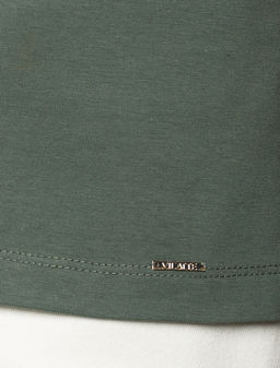 Топ из премиального хлопка с эластаном - Vilatte фото 2