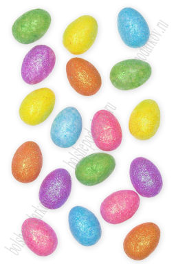 Пасхальный декор "Яйца" 4 см (18 шт) SF-7861, №7