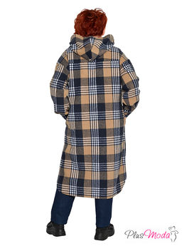 Пальто-рубашка Модель №2006 размеры 44-84 - Plusmoda фото 4