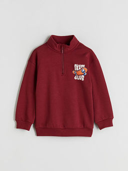 Dik Yaka Erkek ?ocuk Sweatshirt