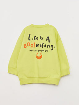 Bisiklet Yaka Uzun Kollu Erkek Bebek Sweatshirt ve Pantolon 2li Tak?m