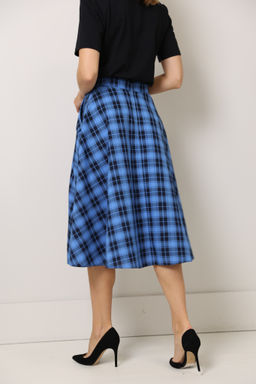 Юбка-трапеция на пуговицах - Looklikecat фото 3