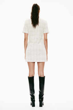 Vestido de punto texturizado con botones - H&m фото 4