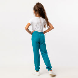 RODOS Брюки для девочки М-256 Тёмно-зелёный