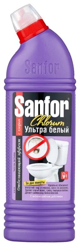SANFOR CHLORUM гель д/чист.ванн и туалета 750мл (15шт/кор)