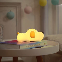 Ночник iLikeGift "Happy dog", yellow (12*11 см)