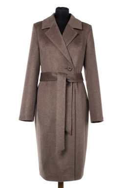 Пальто женское демисезонное (пояс) - El podio фото 8