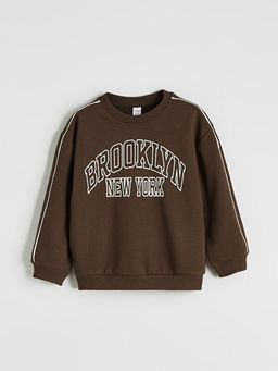 Erkek ?ocuk Brooklyn Bask?l? E?ofman Tak?m?