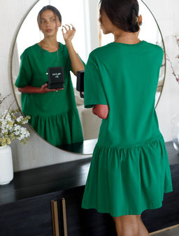 VILATTE / Платье из премиального хлопка с эластаном фото 2