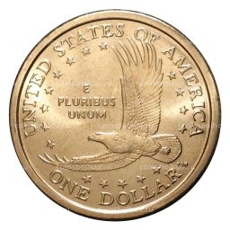 1 доллар 2001 года Сакагавея Парящий Орёл D