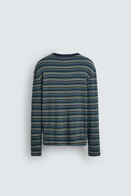 RIBBED STRIPED T-SHIRT - Zara фото 16