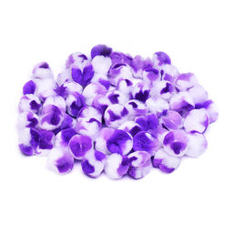 Набор помпонов для творчества "DIY" 25 мм, 50 шт, в пластиковом пакете с блистерным подвесом, фиолетовые цвета ассорти