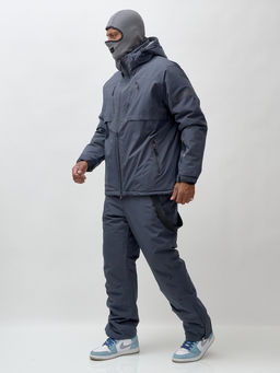 Горнолыжный костюм мужской зимний темно-серого цвета 3710TC - Mtforce фото 32