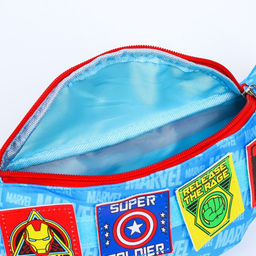 Сумка поясная детская для мальчика, 25×6×13 см, Мстители