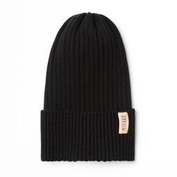 Шапка женская MINAKU Трюфель цвет черный, размер 54-56