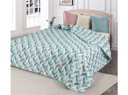 АРТ 140 Покрывало стеганое (микрофайбер) 200*220 "Зигзаги"