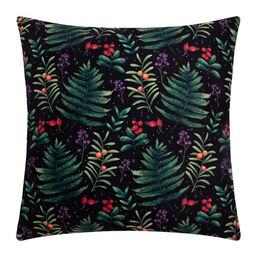 Наволочка декоративная «Этель. Папоротник», 40×40 см, велюр