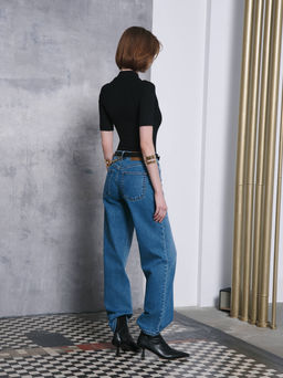 CONTE Боди в рубчик с настроченными кантами LBD 2626 black - Conte elegant фото 9