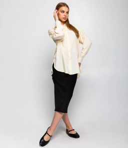 Рубашка #КТ3160 (6), кремовый