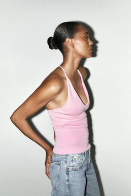 HALTER TOP WITH STRAP DETAIL - Zara фото 17