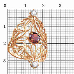 КОЛЬЦО 24815081Гр - Красная пресня фото 2