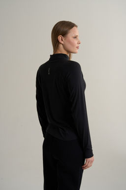 Лонгслив half-zip Черный ANTA RUNNING LS Tee