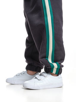 Брюки с лампасом для мальчика штаны спортивные 22-7681 светлый графит - Mini maxi фото 34