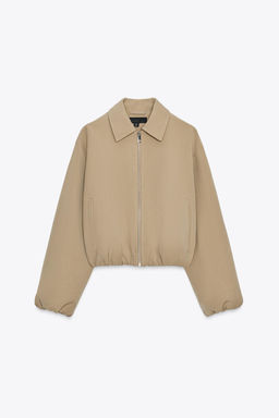 PUFFED BOMBER JACKET WITH ZIP - Zara фото 6