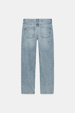 JEANS ZW COLLECTION RELAXED STRAIGHT TIRO BAJO / Azul - Zara фото 10
