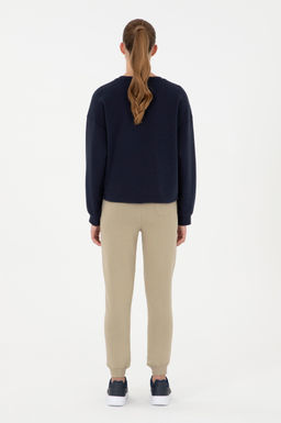 Женские легкие спортивные штаны цвета хаки - U.s. polo assn фото 10