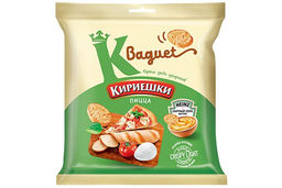 Цена за 5 шт.Кириешки Baguet, сухарики со вкусом пиццы и сырным соусом Calve, 70 г  фото 2