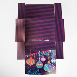 Коробка складная двухсторонняя Сияй в новом году, 31 24,5 9 см - Дарите счастье фото 6