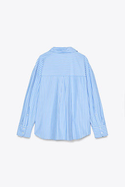 BASIC POPLIN SHIRT - Zara фото 7