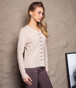 Кардиган #КТ9055 (2), бежевый - Dommod фото 2