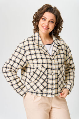 Жакет ANDINA CITY 4009-25 бежевый  фото 6