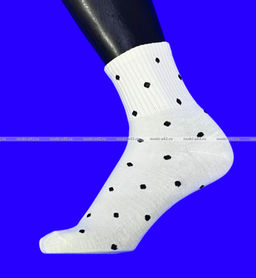 Цена за 10 пар. AMIGOBS носки женские цветные с принтом "Горошки" арт. 9517