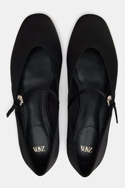 SATIN-EFFECT BALLET FLATS 50TH ANNIVERSARY - Zara фото 5