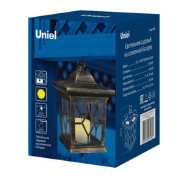 USL-S-180/PT220 Садовый светильник на солнечной батарее Bronze lantern. Серия Special. Упаковка- коробка.
