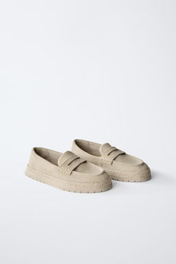 SPORTY SPLIT SUEDE LOAFERS - Zara фото 2