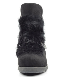 04-907E-7Y1 8J43M Ботинки зимние женские (натуральная замша, натуральный мех)