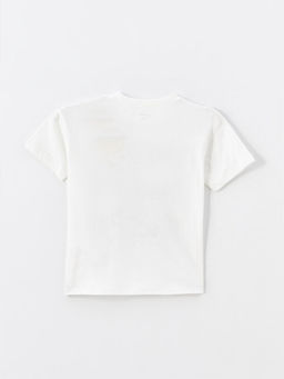 Bisiklet Yaka Snoopy Bask?l? Erkek Bebek Ti??rt - Waikiki фото 2