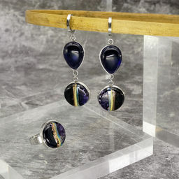 Серьги из муранского стекла BEYOND MIND LS3192