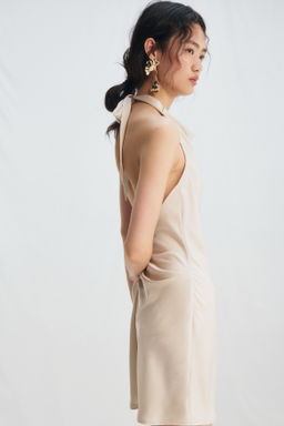 Vestido halter de sat?n - H&m фото 5