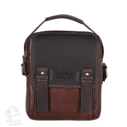 Сумка мужская кожаная 3012TR d.brown Tough Ryder