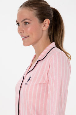 Kad_n Pembe Pijama Tak_m_ Sepette S_rpriz _ndirim - U.s. polo assn фото 2